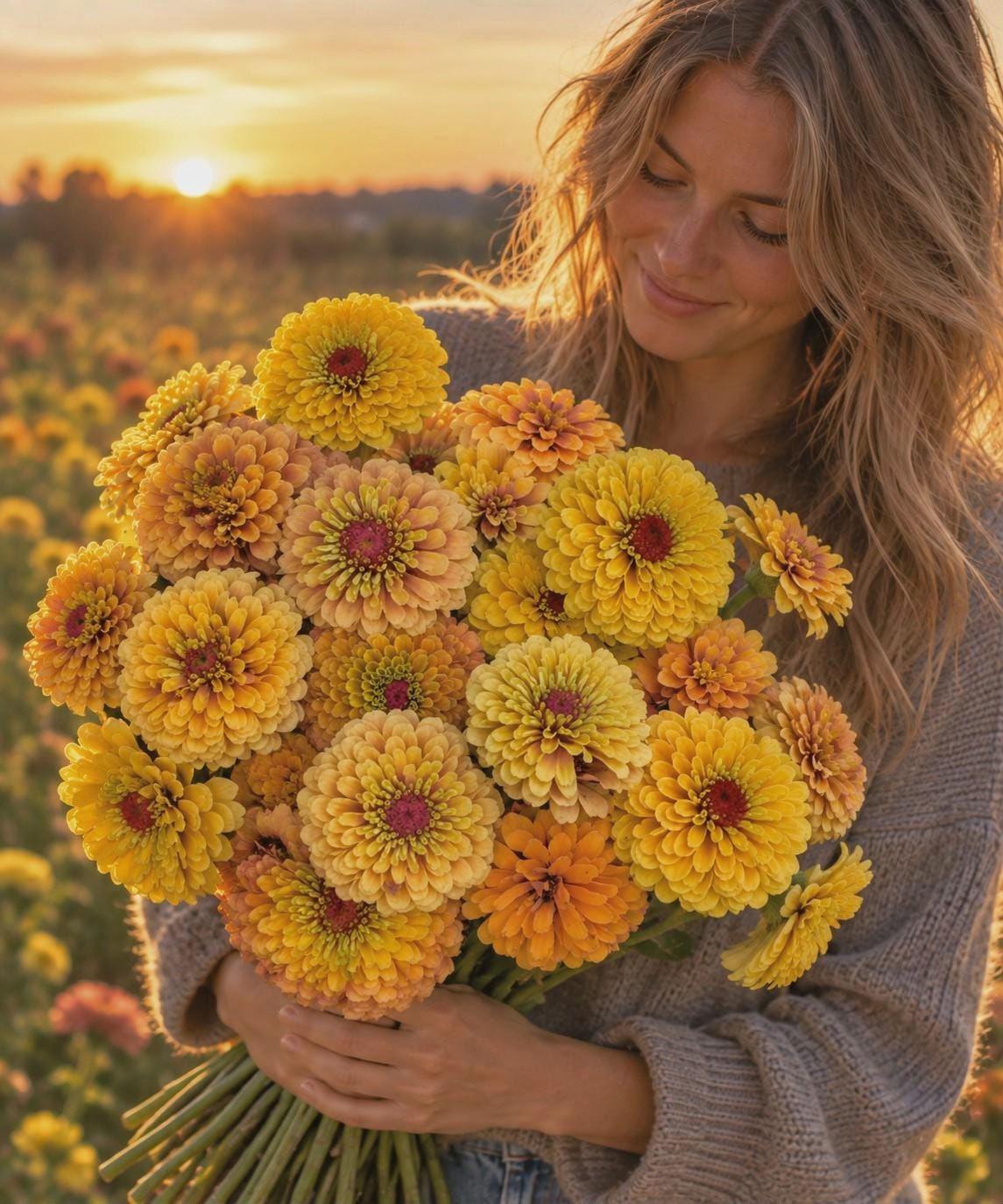 Zinnia Queeny Lemon Peach, vintage toned, Zinnia elegans annuelle, Queen Lime peach, speciality zinnia, annuelle, zinnia elegans