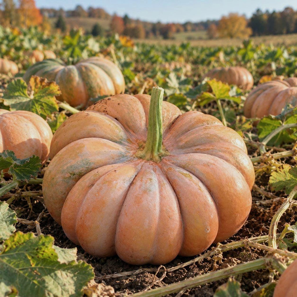 Citrouille Musquée de provence heirloom Cinderella, Fairytale pumpkin, citrouille compte de fée, graines anciennes.